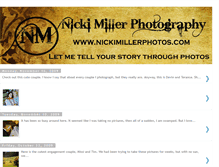 Tablet Screenshot of nickimillerphotos.blogspot.com