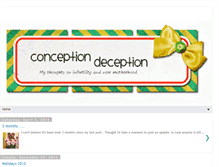 Tablet Screenshot of conceptiondeception.blogspot.com