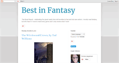 Desktop Screenshot of bestinfantasy.blogspot.com