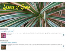 Tablet Screenshot of leavesofgrace.blogspot.com