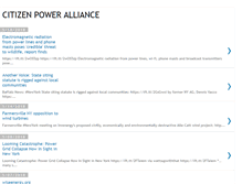 Tablet Screenshot of citizenpowerallianceblog.blogspot.com
