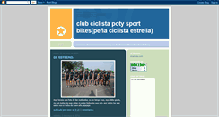Desktop Screenshot of clubciclistapotysport.blogspot.com