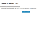 Tablet Screenshot of fundeso-comentario.blogspot.com