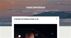 Desktop Screenshot of 1000conversas.blogspot.com