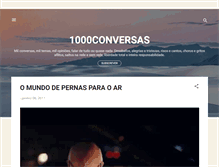 Tablet Screenshot of 1000conversas.blogspot.com