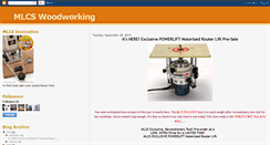Desktop Screenshot of mlcswoodworking.blogspot.com