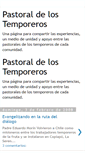 Mobile Screenshot of pastoraltemporeros.blogspot.com