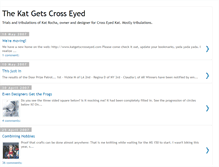 Tablet Screenshot of crosseyedkat.blogspot.com