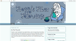 Desktop Screenshot of froggyfibers.blogspot.com