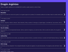 Tablet Screenshot of dragonargenteo.blogspot.com