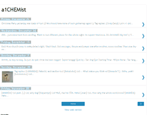 Tablet Screenshot of alc-h-e-mist.blogspot.com