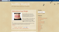 Desktop Screenshot of healthylifestylesandsafe.blogspot.com