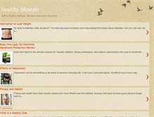 Tablet Screenshot of healthylifestylesandsafe.blogspot.com