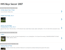 Tablet Screenshot of hhsboyssoccer2007.blogspot.com