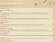 Tablet Screenshot of maroonandgoldfootball.blogspot.com