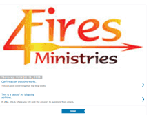 Tablet Screenshot of 4firesministries.blogspot.com