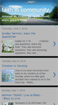 Mobile Screenshot of faithincommunity.blogspot.com