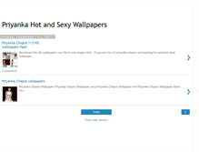 Tablet Screenshot of priyankaswallpapers.blogspot.com