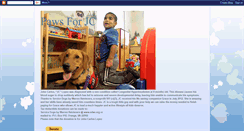 Desktop Screenshot of pawsforjc.blogspot.com