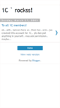 Mobile Screenshot of 1c-rocks.blogspot.com