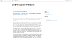 Desktop Screenshot of androidapkdownloads11.blogspot.com