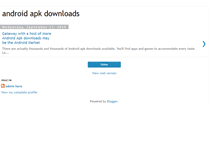 Tablet Screenshot of androidapkdownloads11.blogspot.com