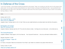 Tablet Screenshot of indefenseofthecross.blogspot.com