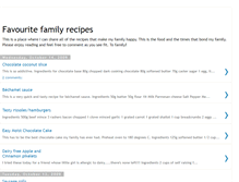 Tablet Screenshot of myfamilyfavourites.blogspot.com