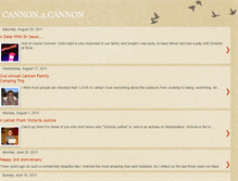 Tablet Screenshot of mycannonfamily.blogspot.com