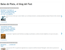 Tablet Screenshot of lasbalasdeplata.blogspot.com