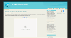 Desktop Screenshot of neworldofwork.blogspot.com