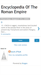 Mobile Screenshot of encyclopediaoftheromanempire.blogspot.com