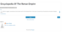 Tablet Screenshot of encyclopediaoftheromanempire.blogspot.com