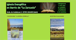 Desktop Screenshot of iglesiaevangelicalazarzuela.blogspot.com