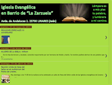 Tablet Screenshot of iglesiaevangelicalazarzuela.blogspot.com