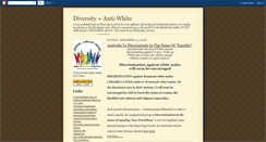 Desktop Screenshot of diversityisantiwhite.blogspot.com