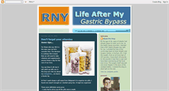 Desktop Screenshot of lifeaftermygastricbypass.blogspot.com