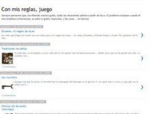 Tablet Screenshot of conmisreglas.blogspot.com