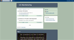 Desktop Screenshot of ldjmfg.blogspot.com