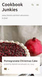 Mobile Screenshot of cookbookjunkies.blogspot.com