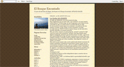 Desktop Screenshot of bosqueelencantado.blogspot.com