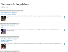 Tablet Screenshot of elencantodelaspalabras.blogspot.com