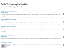 Tablet Screenshot of dailytechnologiesupdate.blogspot.com