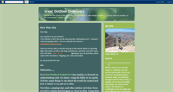 Desktop Screenshot of greatoutdoorendeavors.blogspot.com