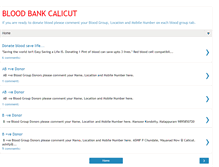 Tablet Screenshot of calicutbloodbank.blogspot.com
