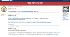 Desktop Screenshot of petehendrickson.blogspot.com