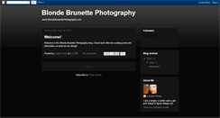 Desktop Screenshot of blondebrunettephotography.blogspot.com