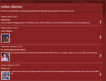 Tablet Screenshot of eebeediaries.blogspot.com