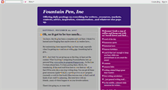 Desktop Screenshot of fountainpeninc.blogspot.com