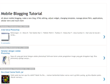 Tablet Screenshot of mobile-blogging-tutorial.blogspot.com